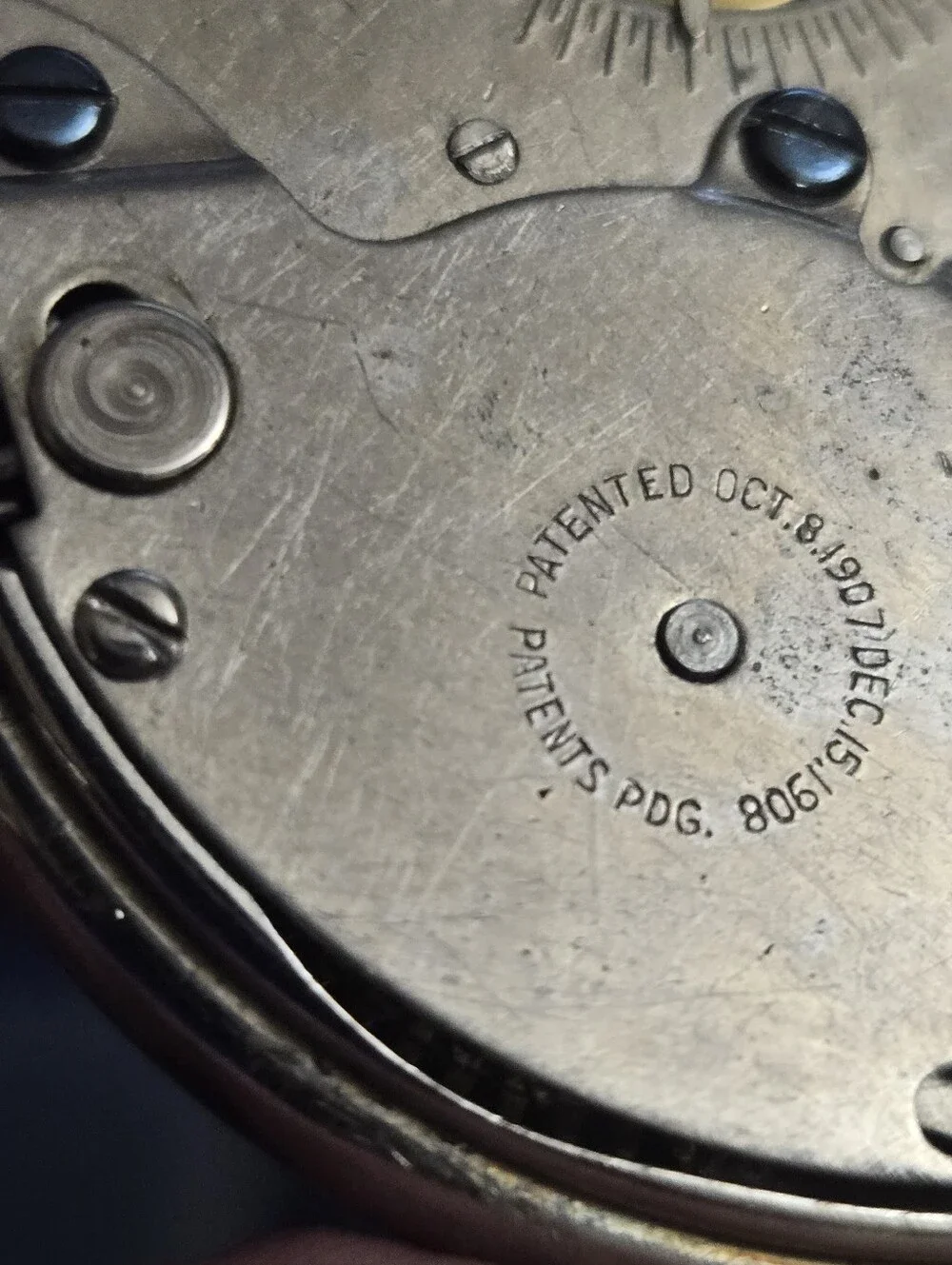 Dax Silver Pocket Watch White Dial